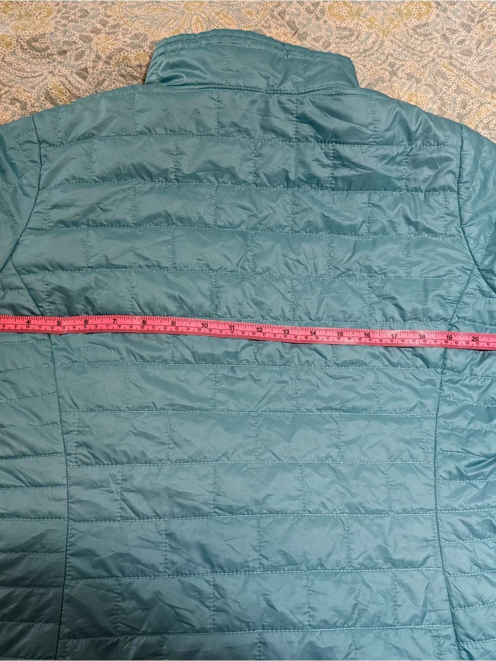 Patagonia Women's Nano Puff Light Blue Quilted Packable Jacket XL - Picture 7 of 12